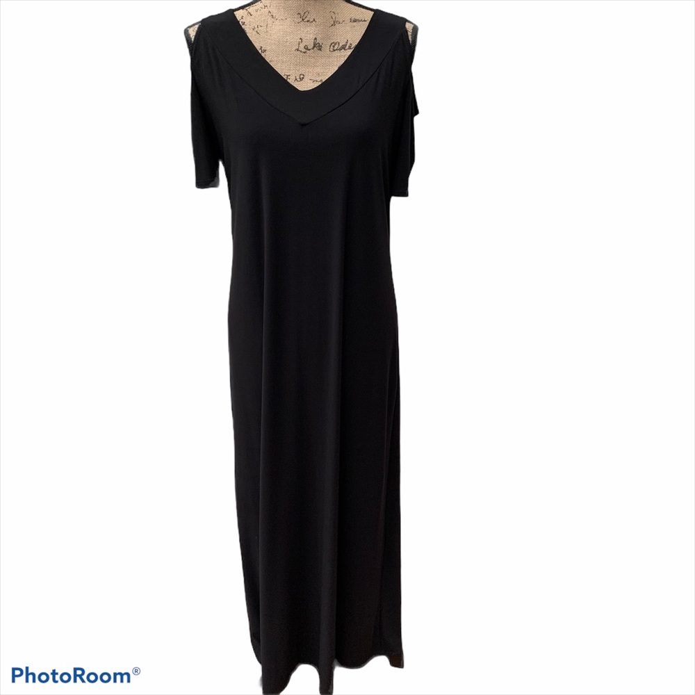 As We Change Black Cold SHOULDER Dress Size M